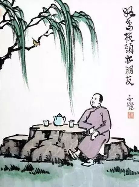 丰子恺丨开着唱机泡着茶的他 是如何用小画道尽一生茶事的？
