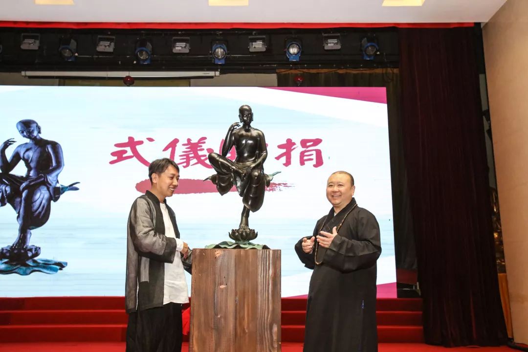 林祐民新造像艺术国际百寺巡回展在上海玉佛禅寺开幕