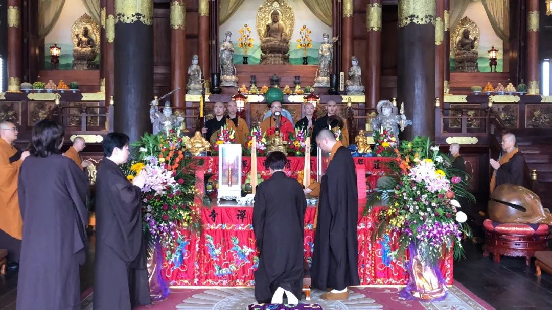 【传戒专题】雪窦山资圣禅寺三坛大戒法会 第五日：教过斋堂、进出堂规矩、礼佛忏悔