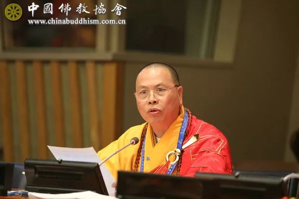 点亮心灯 祈愿和平 ——第二届中美加佛教论坛在美国纽约联合国总部举行