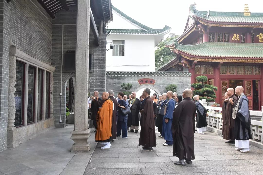 “中韩日佛教友好交流会议”日本佛教代表团莅临六榕寺参观访问