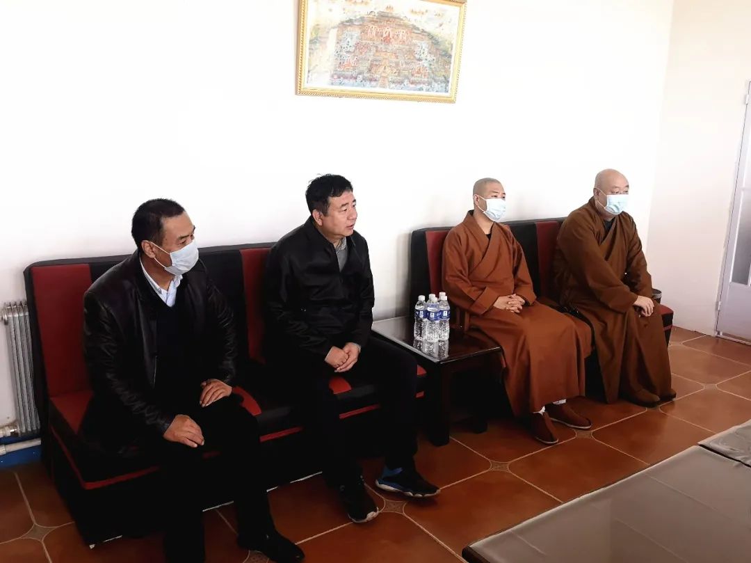 吉林省佛教协会驻会领导走访慰问辽源市佛教活动场所