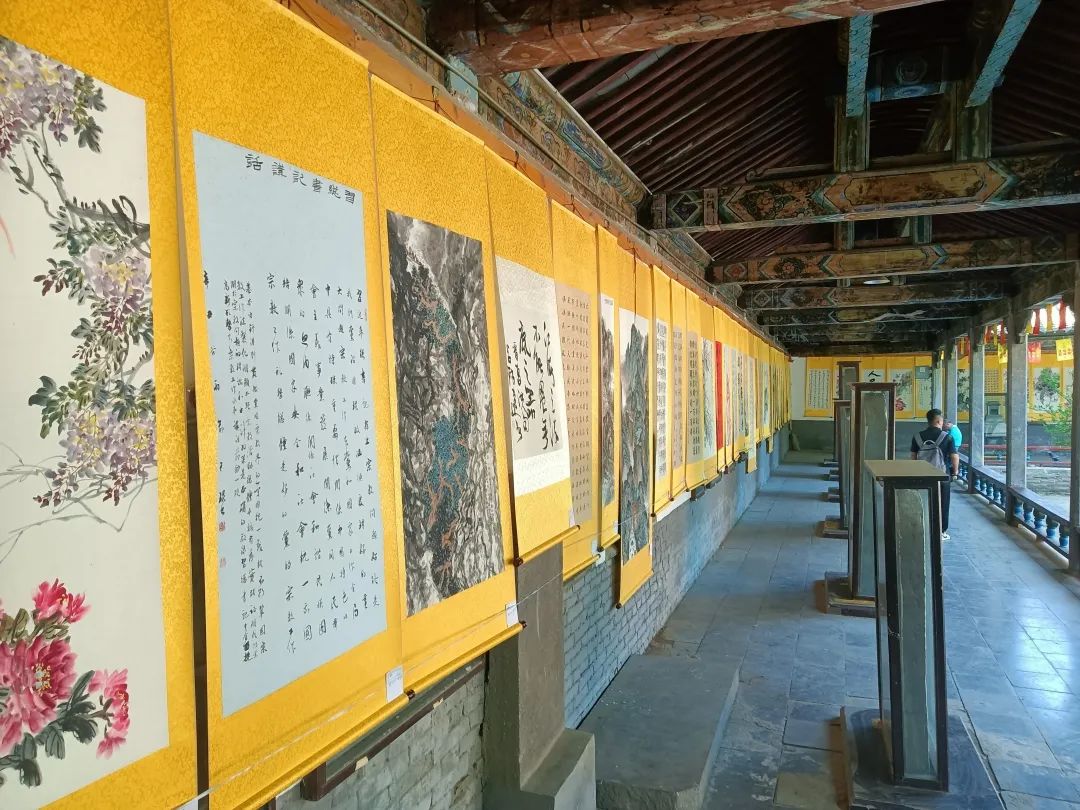 少林寺举办“庆祝中国共产党建党100周年书画作品展”