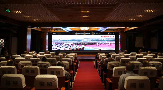 广州市大佛寺组织观看庆祝中国共产党成100周年大会直播