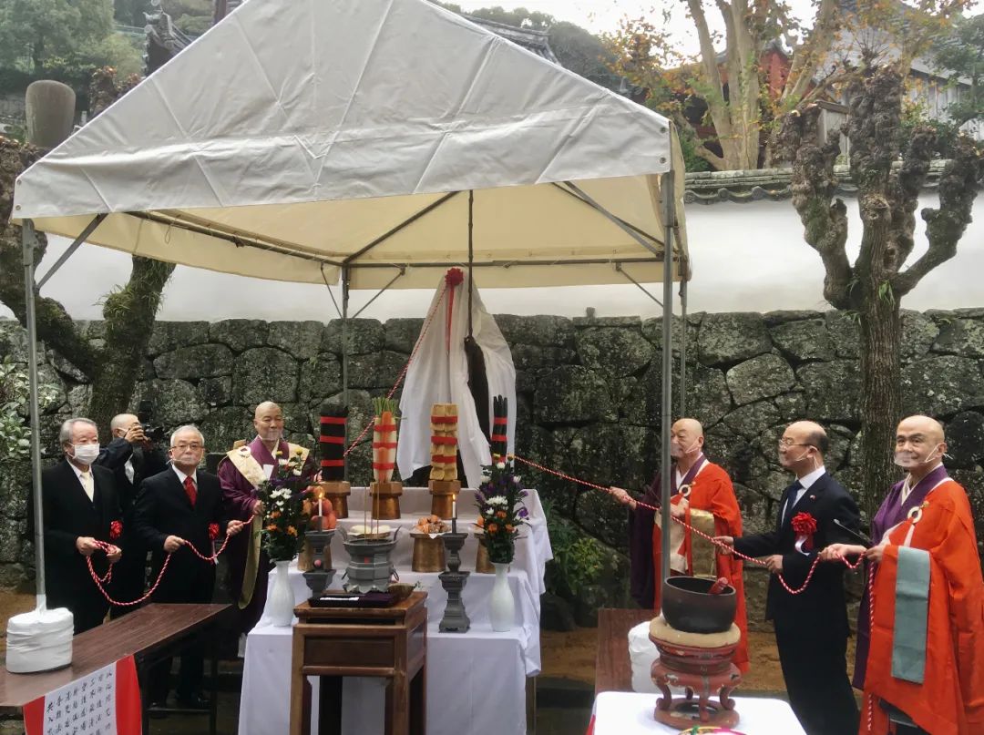 隐元禅师像在日本长崎落成揭幕 中国佛教协会致信祝贺
