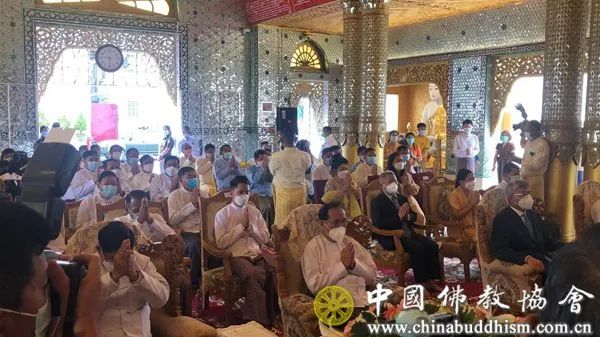 友好交流｜中国佛教界支持缅甸波德堂佛塔佛发舍利的安防保护