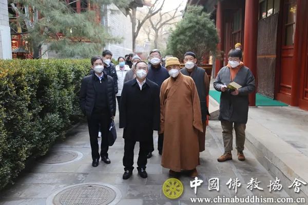 中央统战部副部长、国家宗教事务局局长崔茂虎走访慰问中国佛教协会