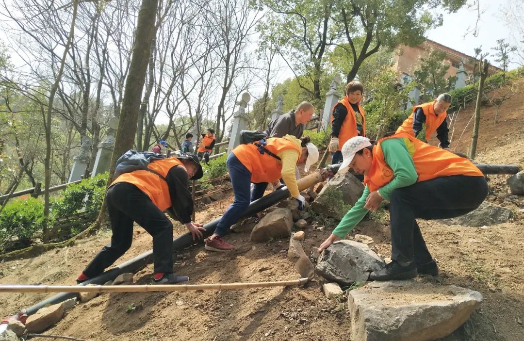 湖北法藏寺举办植树环保活动 共建绿色生态东方山