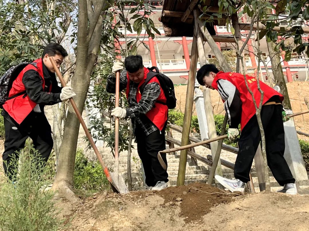 湖北法藏寺举办植树环保活动 共建绿色生态东方山